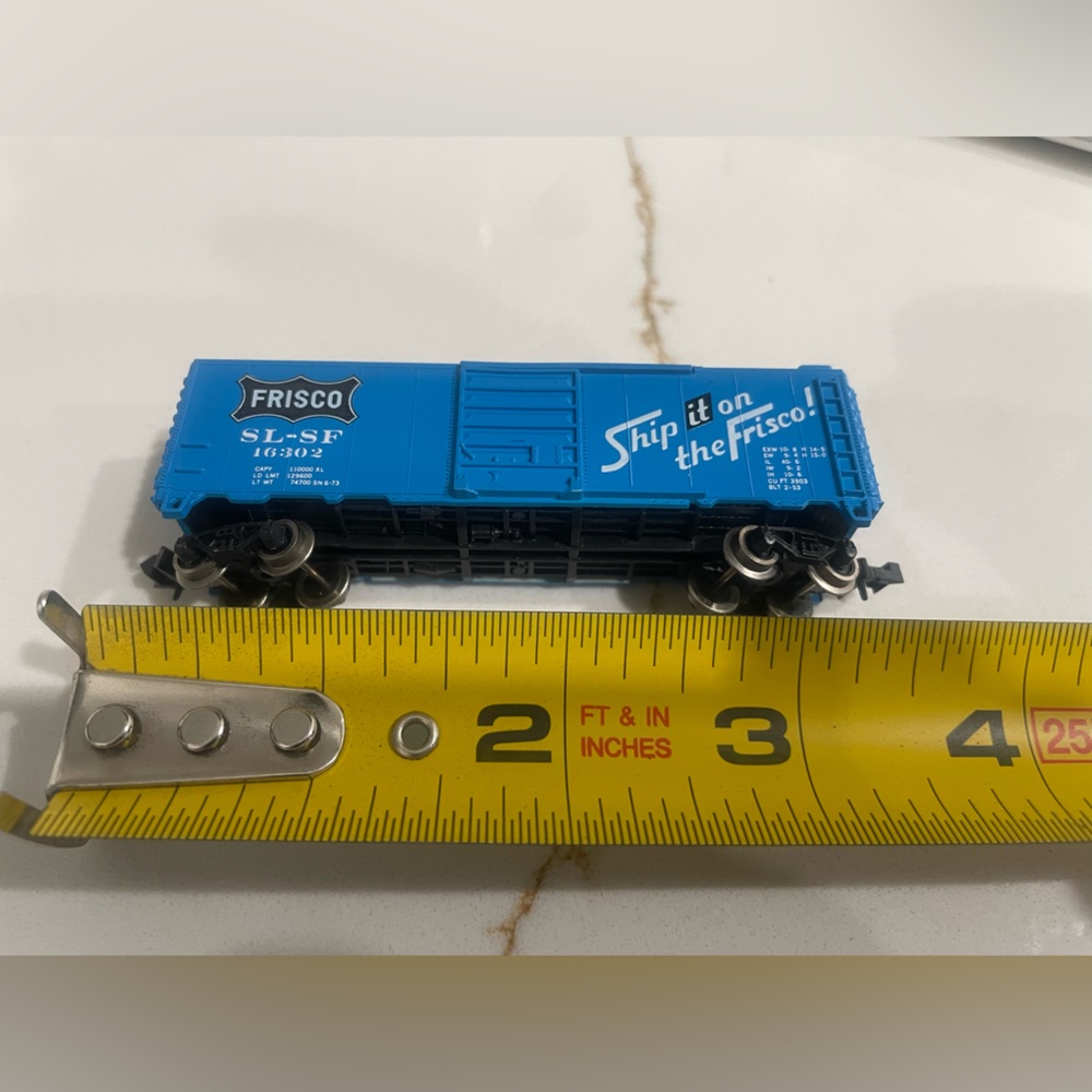 Atlas Frisco Blue Model Train Car - Picture 8 of 8